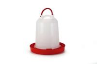 Drinktoren - vogel - plastic - wit - 6l
