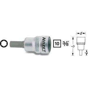 Hazet 8801K 8801K-3 Inbus Dopsleutel-bitinzet 3 mm 3/8 (10 mm)