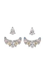 Anabela Chan boucles d'oreilles Twinkle en or blanc 18ct - Argent