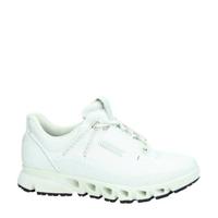Ecco Multi-Vent comfort leren veterschoenen wit