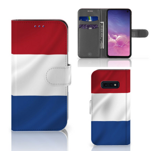 Samsung Galaxy S10e Bookstyle Case Nederlandse Vlag