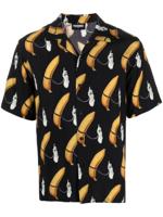 Pleasures Overhemd met print - Zwart