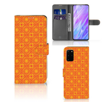 Samsung Galaxy S20 Plus Telefoon Hoesje Batik Oranje