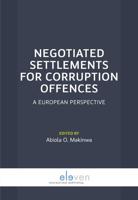 Negotiated settlements for corruption offences - eBook (9789462741157)