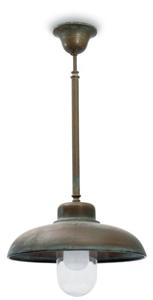 Moretti Luce Landelijke hanglamp Samoa M - verouderd messing 1334.T.AR