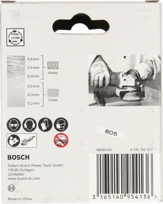 Bosch Accessories 2608620727 Potborstel X-Lock Heavy for Metal, 75 mm, 0,5 mm, gevlochten staaldraad 1 stuk(s)