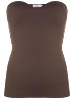 Amir Slama haut à design sans bretelles - Marron