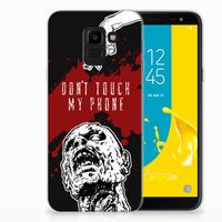 Samsung Galaxy J6 2018 Silicone-hoesje Zombie Blood