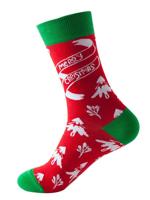 Christmas Cotton High Stretch Santa Tree Snowflake Pattern Socks Festive Party Matching