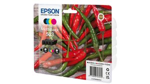 Epson Inktcartridge T09Q6, 503 Origineel Combipack Zwart, cyaan, magenta, geel C13T09Q64010