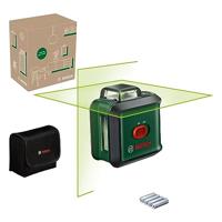Bosch kruislijnlaser UniversalLevel 360 (verticale en horizontale laserlijnen incl. 360° voor uitlijnen over de hele ruimte, in E-Commerce kartonnen doos)