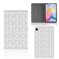 Samsung Galaxy Tab S6 Lite | S6 Lite (2022) Tablet Hoes Stripes Dots