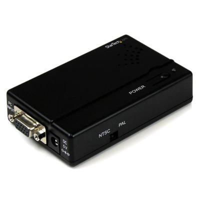 .com Hoge Resolutie VGA naar Composiet of S-Video Converter - Videoconverter - VGA - composite video, S-video - zwart .com Hoge Resolutie VGA naar Composiet of S-Video Converter - Videoconverter - VGA - composite video, S-video - zwart