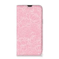 iPhone 13 Smart Cover White Flowers - thumbnail