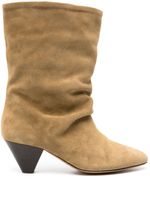 ISABEL MARANT bottes Reachi 55 mm en daim - Tons neutres