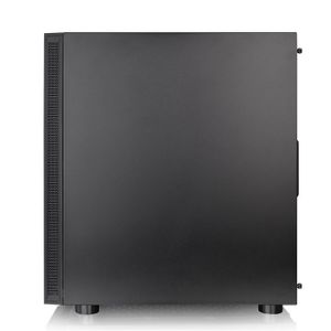 Thermaltake H200 TG RGB Midi-tower PC-behuizing Zwart Geïntegreerde verlichting, 1 voorgeïnstalleerde ventilator, Zijvenster