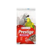 Versele-Laga Prestige Papegaaien | 1 kg | Aanvullend diervoeder voor papegaaien | Hoogwaardige mix van granen en zaden | Met gestreepte zonnebloempitten en pinda’s