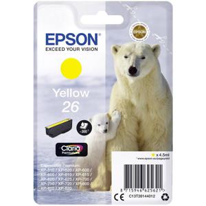 Epson Inktcartridge T2614, 26 Origineel Geel C13T26144012