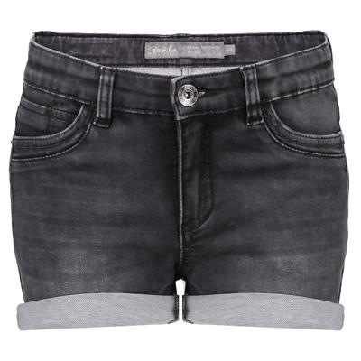 Geisha Meisjes short - Zwart denim