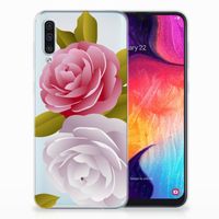 Samsung Galaxy A50 TPU Case Roses - thumbnail