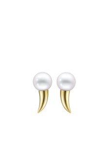 TASAKI boucles d'oreilles Collection Line Danger Fang pearl en or 18ct à perle