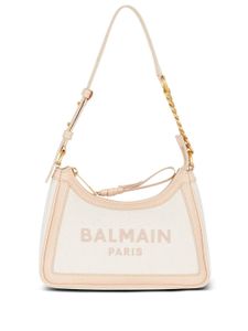 Balmain sac porté épaule à logo brodé - Tons neutres