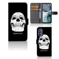 Telefoonhoesje met Naam Motorola Moto G62 5G Skull Eyes