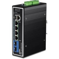 TRENDNET - ACCESSORIES 6-PORT INDUSTRIËLE GIGABIT L2+ BEHEERDE POE++ DIN-RAIL SCHAKELAAR