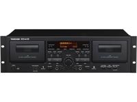 Tascam 202MLVII Dual cassettedek met USB-uitgang, Zwart, 202MKVII
