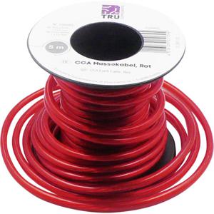 TRU COMPONENTS 1568965 Massakabel 1 x 2.50 mm² Rood 5 m