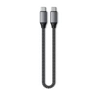 SATECHI USB4 Naar USB-C Kabel Voor USB Type-C Apparaten - 10 inch / 25cm - Voor M2/ M1 Macbook Pro/Air, M2/ M1 iPad Pro/Air, M2 Mac Mini, iMac M1 En Meer