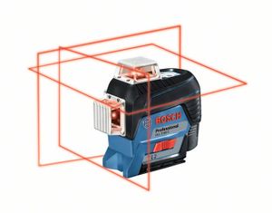 Bosch Blauw GLL 3-80 C Kruislijnlaser op 4x AA batterijen - 0601063R00