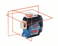 Bosch Blauw GLL 3-80 C Kruislijnlaser op 4x AA batterijen - 0601063R00 - thumbnail