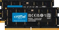 Crucial CT2K32G56C46S5 Werkgeheugenset voor laptop Retail DDR5 64 GB 2 x 32 GB On-die ECC 5600 MHz 262-pins SO-DIMM CL46 CT2K32G56C46S5