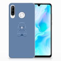 Huawei P30 Lite Telefoonhoesje met Naam Baby Rhino - thumbnail