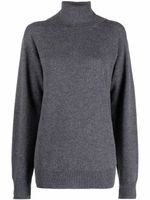 Jil Sander pull en cachemire à col roulé - Gris