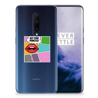 OnePlus 7 Pro Silicone Back Cover Popart Princess