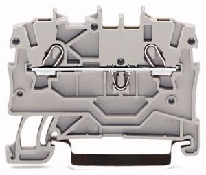 WAGO 2000-1201 Doorgangsklem 3.50 mm Spanveer Toewijzing: L Grijs 1 stuk(s)