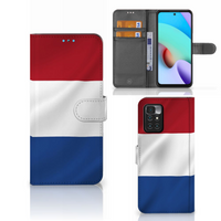 Xiaomi Redmi 10 Bookstyle Case Nederlandse Vlag - thumbnail