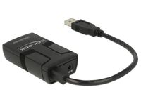 DeLOCK 62588 USB-kabel 0,15 m USB 2.0 A USB 2.0 A, DC Zwart - thumbnail