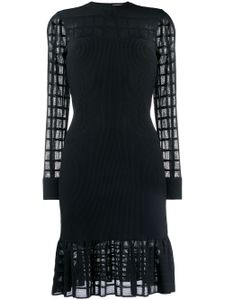 Alexander McQueen robe Ottoman - Noir