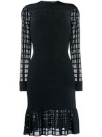 Alexander McQueen robe Ottoman - Noir