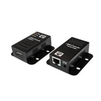 LogiLink UA0267 tussenstuk voor kabels USB RJ-45 Zwart