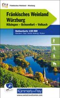 Wandelkaart 56 Outdoorkarte Fränkisches Weinland, Würzburg | Kümmerly - thumbnail