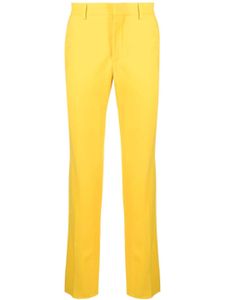 Moschino pantalon de costume taille basse - Jaune