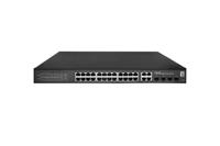 LevelOne GES-2128P Hilbert 28-Port Gigabit PoE Smart Lite Switch, 24 PoE-uitgangen, 4 x Gigabit SFP/RJ45 Combo, 802.3at/af PoE, 380 W PoE-prestatiebudget