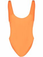 Stella McCartney maillot de bain à bande logo - Orange