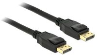 Delock 83806 DisplayPort-kabel DisplayPort Aansluitkabel DisplayPort-stekker, DisplayPort-stekker 2.00 m Zwart Vergulde steekcontacten - thumbnail