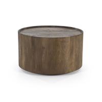 Eleonora Salontafel Zayn Mangohout - Bruin - Rond