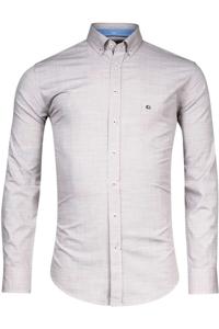 Giordano Regular Fit Overhemd Korte mouw beige